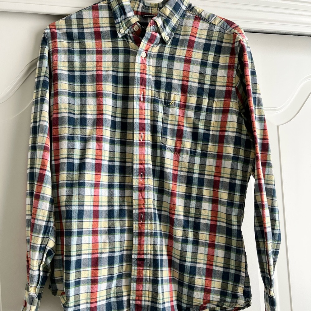 Nautica Mens button down long sleeve shirt